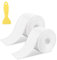 5m×3.8cm 2 Volume Nastro Sigillante Impermeabile, Silicone Sigillante Impermeabile Antimuffa, Silicone Bianco per Bagno per Cucine, Lavelli, Bagni, Pavimenti a Parete con Strumenti di Tenuta(Bianco)