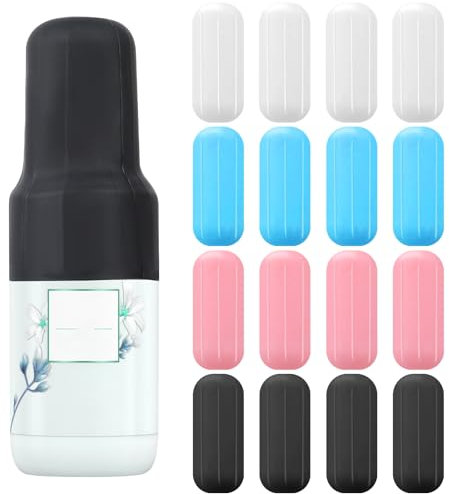 Hariendny 16 Pcs Silicone Leak Proof Sleeves for Travel Container, Elastic Bottle Covers Sleeves for Leak Proofing, Cruise Ship Essentials Travel Must Haves for Toiletries Shampoo in Luggage