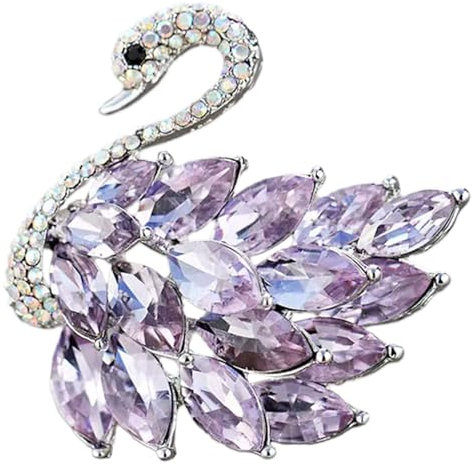 Schwanen-Brosche, Schmuck, modisch, Schwan, Anstecknadel, Anstecknadel, Anstecknadel, Kleid, Schals, Clip, Kleidungszubehör, 4.5*4cm, Kunststoff, Kein Edelstein