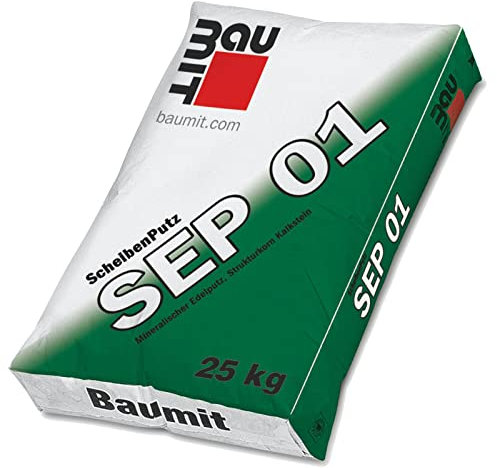 BAUMIT ScheibenPutz SEP Edelputz Außenbereich | 25kg pro Sack