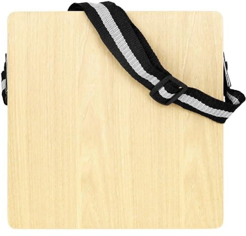 Hrippy Tragbare Reise-Cajon-Box-Trommel, Kompakte Cajon-Box-Trommel, Flache Handtrommel Aus Holz, Schlaginstrumententrommel