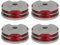 Yweller FLY021 513937190 String Strimmer Spool Compatible with Flymo Contour XT/500E/500 XT/Multi Trim/Power Trim/Mini Trim Grass Trimmers 0.060/1.5mm, 36Ft/11M Lawn Mower Spool Wire 4 Pack
