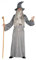 Gandalf Herren-Kostüm graues Gewand Hut Gürtel Zauberer Hexer Magier, Größe:M
