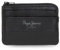 Pepe Jeans Double Porte-Monnaie Noir 11 x 7 x 1,5 cm Cuir by Joumma Bags, Noir, Talla única, Porte-Monnaie