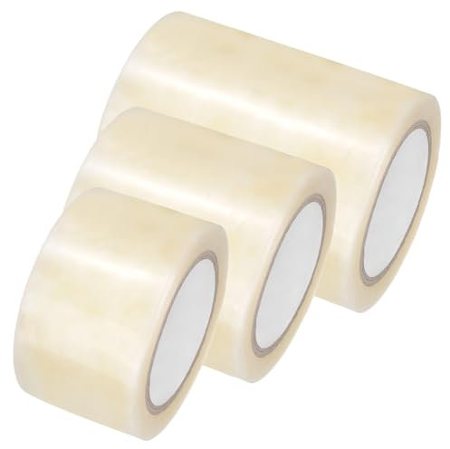 M METERXITY Greenhouse Plastic Sheeting Tape, 2In/4In/6In Greenhouse Repair Tape, 6 mil Thickness Polyethylene Film Repair Tape for Vegetable/Garden Greenhouses Sheeting [Transparent]