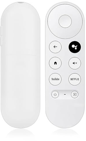 Compatible con Mando Google Ghromecast TV, con Youtube Netflix Tasti, Mando a Distancia de Repuesto para Versión G9N9N del Reproductor de Streaming de Nieve 4k de Google chromecast