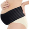 HTRTRR Ceinture ventrale de grossesse - Ceinture de grossesse respirante avec soutien abdominal - Ceinture de soutien pour le dos - Pour le quotidien et le sport - Noir