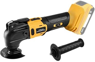 Utensile oscillante, Utensile multiuso oscillante elettrico senza fili for da taglio for la lavorazione del legno, decorazione domestica for batteria da 20 V,Levigatura più aggressiva