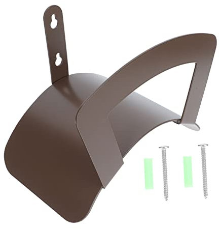 Toyvian Portamangueras De Metal para Jardín Organizador Simple para Manguera Cuelga Manguera Pared para Patio