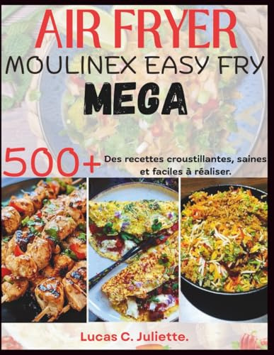 Air Fryer Moulinex Easy Fry Mega: Des recettes croustillantes, saines et faciles à réaliser.