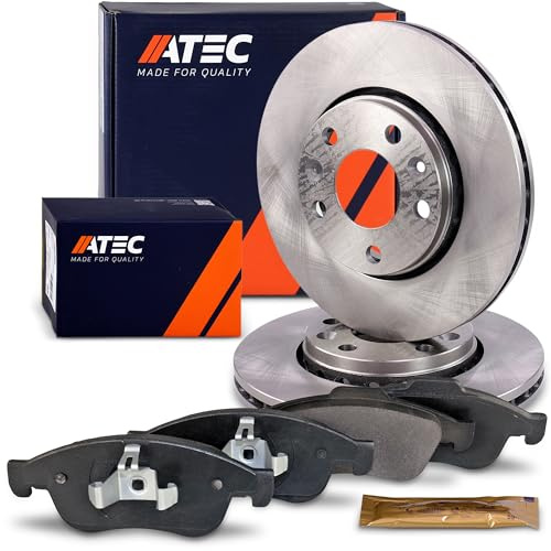 ATEC Germany Bremsenset Vorderachse inkl. Bremsscheiben Vorne Ø280mm Belüftet und