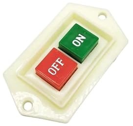 XTVVTODJXT 1 STÜCKE LC3-10 Start Stop Druckschalter ein/aus 10A/380 V Tischbohrmaschine Schleifmaschine Schneidemaschine Schalter