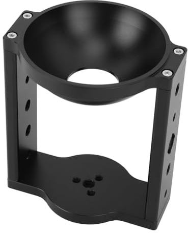 tiyao Metal Tripod Head Bowl Riser Versatile Hi-Hat Riser Aluminum Alloy Hi-Hat Riser with 100mm Bowl Adapter for Photography Tripod