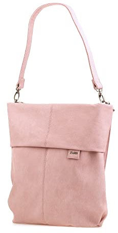 zwei Mademoiselle M12 Umhängetasche 32 cm Nubuk-Rose