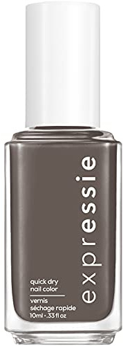 essie expressie Quick Dry Veganer Nagellack, No Time For Local, Muted Grey, 9,4 g