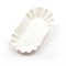1000 Stück Pappschalen KU1 (10×20×3,2 cm), ohne Beschichtung, weiß Pappschale Pommesschale Currywurstschale Snackschale Pommes-Schale
