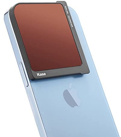 Kase Phone Magnetic Square ND64 Filter, Smartphone Neutral Density ND-Filter für iPhone 15 14 13 12 11 8 7 XR X XS, Samsung Xiaomi