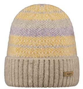 Barts Shari Beanie Strickmütze Wintermütze Umschlagmütze (One Size - gelb)