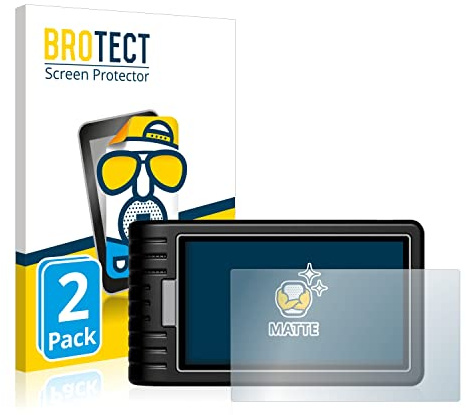 BROTECT Schutzfolie für Topdon ArtiDiag800 BT | 2 Stück Entspiegelnder Displayschutz Made in Germany Matte Displayschutz-Folie Anti-Reflex Anti-Fingerprint Einfache Montage