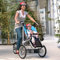 BOTOWI Kinderwagen dient auch als Fahrrad/Dreirad, Unisex-3-Gang-Fahrrad mit Kinderautositz, Mutter- und Babyfahrrad, Eltern-Kind-Fahrrad, ideal zum Einkaufen, Reisen,Blau