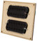 Cyllde Pastilla de Guitarra para Guitarra de 7 Cuerdas GMD08 Pastilla de Guitarra eléctrica de 7 Cuerdas Pedal Pastilla de Guitarra de Acero Humbucker Puente Pastilla de Cuello Pastillas de 7 Cuerdas