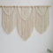 Hibisaws Makramee 110cm (W) x 82cm (H) Wandteppich Boho, Große, Handgewebt, Schlafzimmer Wanddeko ，Balkon Dekoration Wand, Wanddekoration, Geschenk für Frauen