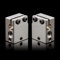 BZ 3D 2 STÜCK PT100 Volcano Heizblock Plated Copper Heater Block Volcano Plattierte Kupfer Heizblock Mit Silikon Socke für Volcano Hotend,Düsen.