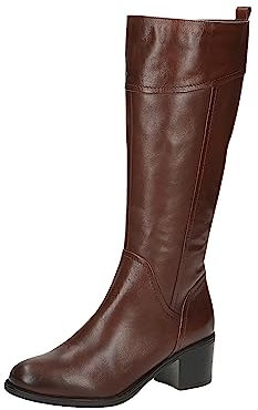 CAPRICE 9-25500-41, Stivali con tacco Donna, Marrone (Cognac Nappa), 37 EU