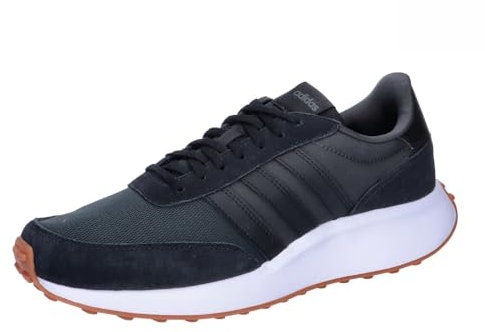 adidas Hombre Run 70s Lifestyle Running Shoes, carbon/core black/Cloud white, 45 1/3 EU