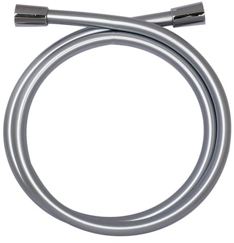 Qualitäts-Brauseschlauch Argento - 140 cm / 1,4 m Länge - 5 lagig mit Drehkonus - hochwertiges Chromdesign