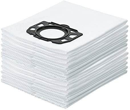 12 Stück Vliesfilterbeutel KFI 487 Beutel Kompatibel mit Kärcher 2.863-006.0 MV4 MV5 MV6 WD4 WD5 WD5P WD6 WD6P Premium Nass & Trockensauger Staubbeutel