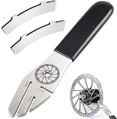 3 Stück Fahrrad Bremsscheiben Einsteller, Bremsscheiben Einsteller, Scheibenbremsen Einstellung, Richtwerkzeug Bremse, Bremsscheiben Tool zum Abflachen fur Bike Repairing