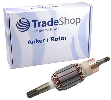 Trade-Shop Anker Rotor Motor Ersatzteil kompatibel mit Bosch GSH 16-28, GSH 16-30 Meißelhammer Stemmhammer Schlaghammer ersetzt 1614011117