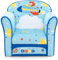 DREAMADE Kindersessel mit Rückenlehne & Armlehnen, Kindersofa mit süßen Mustern & Schaumstoff, Kindercouch, Kindermöbel für Jungen & Mädchen, für Kinderzimmer, Wohnzimmer, Schlafzimmer (Hellblau)