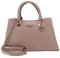 GUESS Eliette Girlfriend Satchel Light Beige