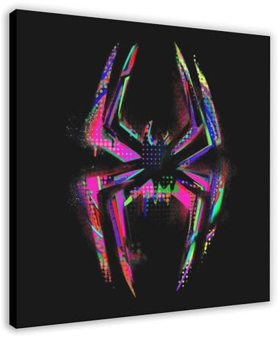 NTRECS Metro Boomin 2023 Am I Dreaming Spider Album-Poster, 3 Leinwand-Poster, Schlafzimmer-Dekor, Sportlandschaft, Büro, Raumdekoration, Geschenk, Rahmen-Stil, 70 x 70 cm