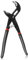 CCLIFE Pince à Pompe à Eau 300 mm, CR-V Pince Multiprise Régable Serrage Rapide avec Réglage à Cliquet
