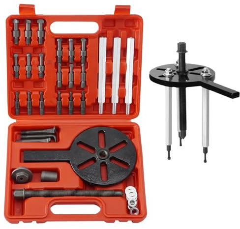 JAOGAUS Set di Estrattori per Cuscinetti 21 in 1, Estrattore Universale per Cuscinetti a Foro Interno, Set di Cuscinetti Attrezzi con Pinze di Serraggio in 6 Misure, Estrattori per Cuscinetti Interni