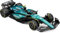 Bburago - Aston Martin AMR23#14 Alonso - Maqueta Realista de Coche de F1 a Escala 1:43, réplica diecast con Licencia Oficial Aston Martin, Edad Recomendada 3+ años