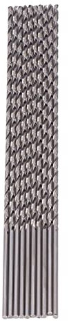 Mavaol 10 Pack 200mm Long Reach HSS Drill Bits, High Speed Steel, Spiral Flute, 118° Tip, Accuracy Drilling for Aluminum, Copper, Tough Materials