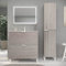 VARO BATH | Mueble de baño con Patas colección Luce - Color Roble Ulloa (2 Cajones) (Lavabo Blanco, 100cm de Ancho)