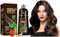 Gemtoy 500ML Haarfarbe Dunkelbraun, Natürliche Haarfärbeshampoo, Hair Dye Shampoo 3in1 Gegen Graue Haare - Instant Hair Color Farbshampoo, Haarfärbung, Sofort-Haarfarben-Shampoo für Männer Frauen