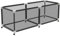 HENGMEI Bac de rangement pour piscine - 230 x 79 x 88 cm - Extra large - Chariot de rangement à roulettes - Avec panier en filet en nylon - Pour jouets, nageurs, serviettes