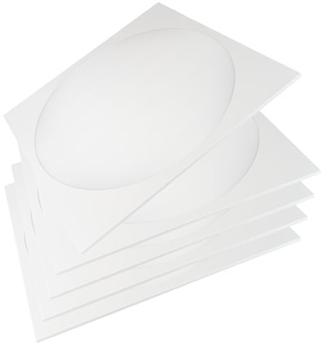 ENOVALITE 5er Pack LUNOS LED Panel 62x62 cm, 30W 3600lm, 4000K Neutralweiß | 120 lm/W, flimmerfrei, Deckenleuchte flach für Rasterdecke, Rasterleuchte, Deckenpanel, mit 230V Netzteil, 620x620x35mm