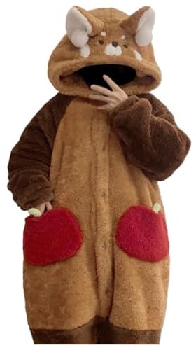 Générique Pyjama à capuche, hiver, vêtements de nuit, poches, onesie, pyjama, fête, Noël, vêtements de maison, vêtements de nuit, combinaison