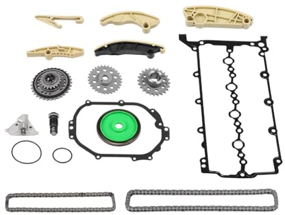Timing Chain Kit Compatible with Jaguar Land Rover 2.0D 2015-204DTA 204DTD AJ20D4 204DT AJ813317 JDE36923 JDE39110 JDE39113 JDE40592 JDE40593 JDE40737
