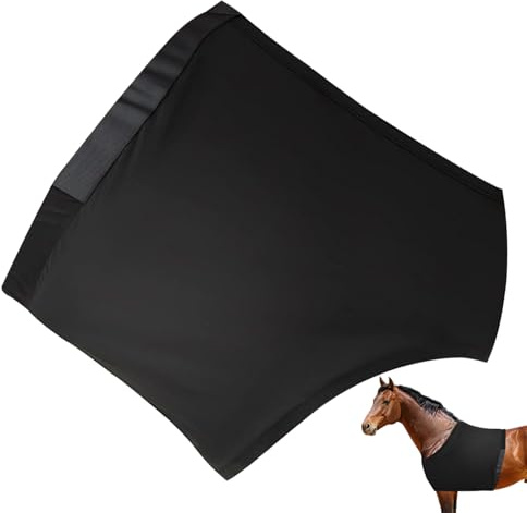 Protezione Per Le Spalle Del Cavallo - Protene Per Il Torace Equino In Spandex | Bavaglino A Spalla Antiattrito | Imbottitura Confortevole E Traspirante | Accogliente Protezione Per Il Petto Del