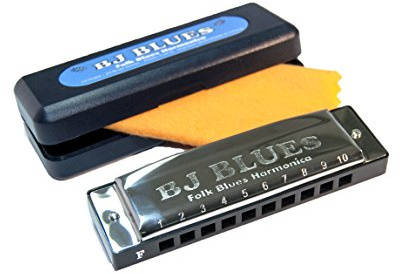 BJ Blues 285520 Folk Blues 10-Hole Diatonic Harmonica
