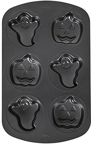 Wilton 2105-8961 - Teglia per torta di Halloween, in acciaio, colore: Arancione