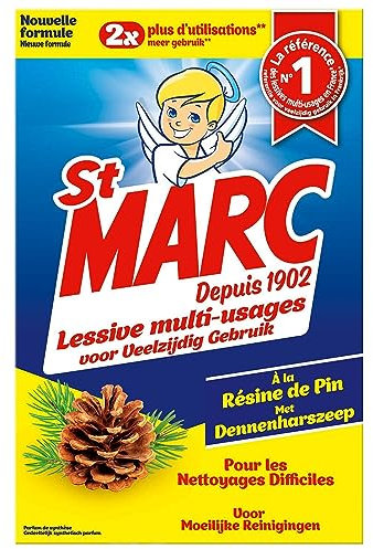 St Marc Lessive Multi-usages à la résine de Pin - Paquet de 1,6 Kg